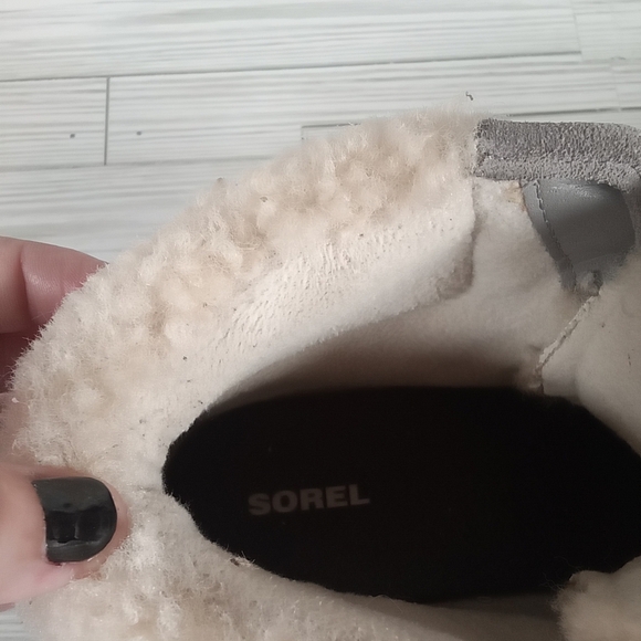 Sorel women's Harlow lace sherpa ankle winter boots size 11 - Picture 7 of 7